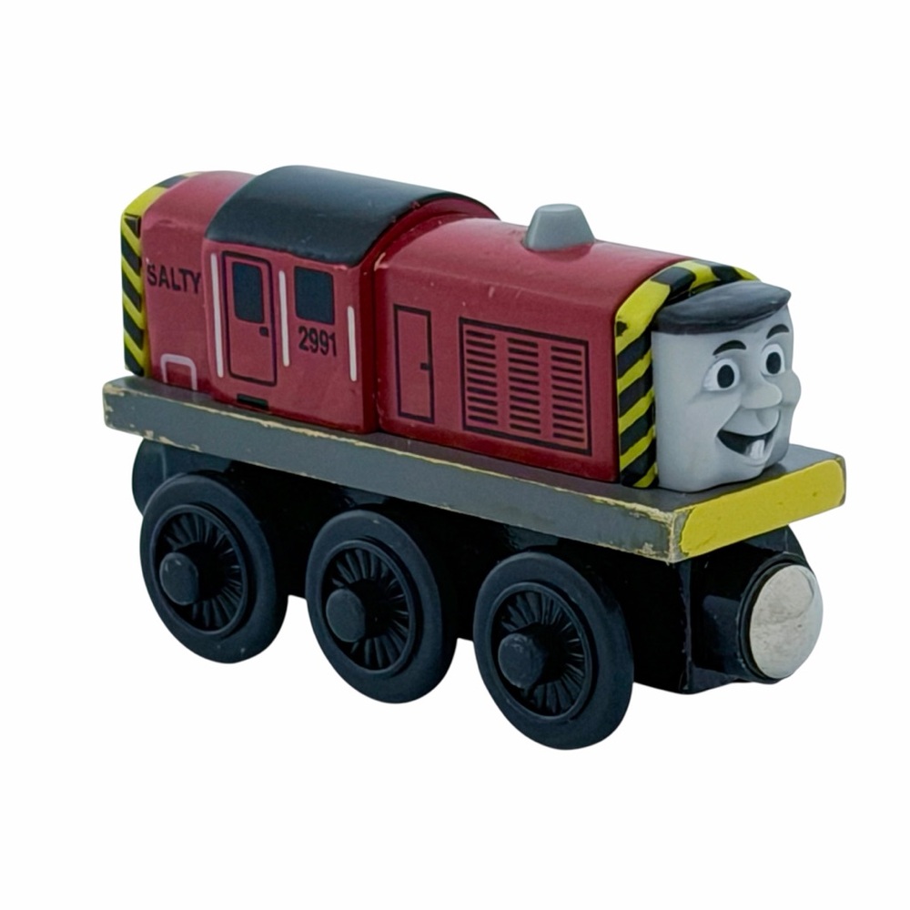 Thomas & Friends Wooden Railway Train Tank Engine - Salty The Dockside Diesel